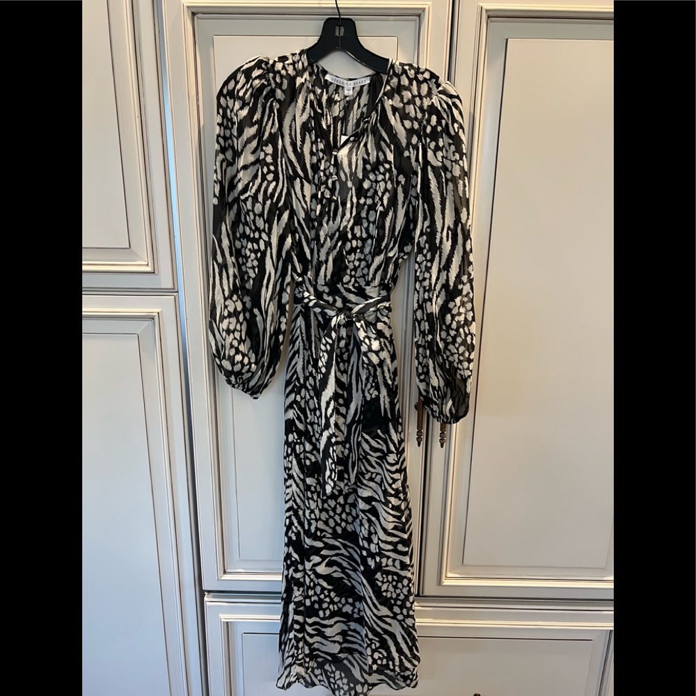 Veronica Beard NWT Kiran Wrap Silk Dress size 2